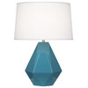 Delta Table Lamp, Steel Blue