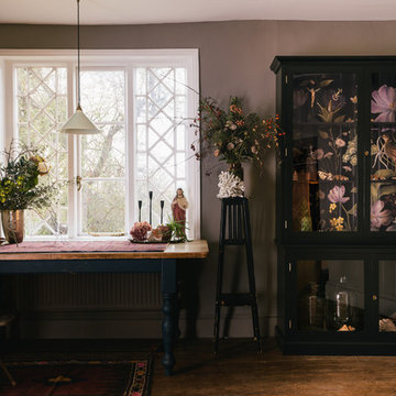 Hand-painted Curiosity Cupboards by deVOL