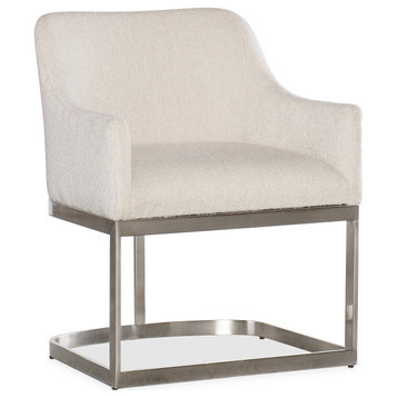 Modern Mood Upholstered Arm Chair WithMetal Base