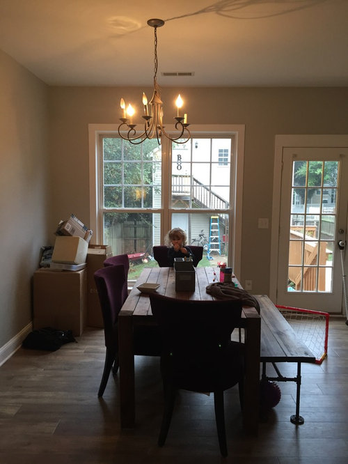 Dining Chandelier Placement, How To Center Dining Room Light Over Table