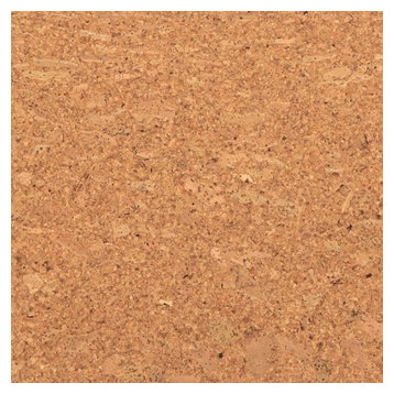 Adhered Floor Tiles Solid Cork Flooring, Rusty