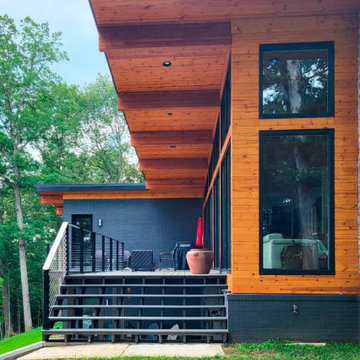 Siding Installation - Cedar Tongue and Groove Lap Siding