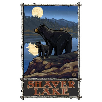 Paul A. Lanquist Shaver Lake California Bear Lake Moon Art Print, 12"x18"