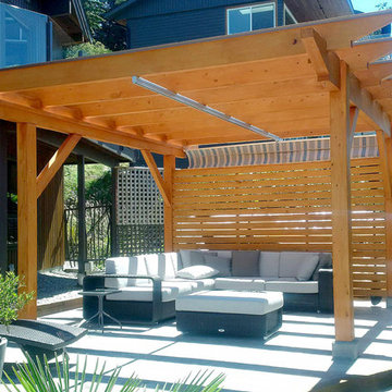 Retractable Shade, Halfmoon Bay