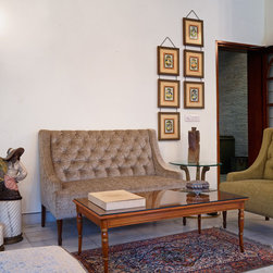 Metaphor | Sofa and Armchair with Button Upholstery - Sofas