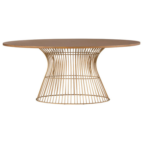 INK+IVY  Mercer Coffee Table, Bronze, Dining Table