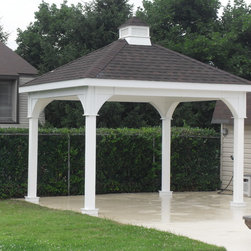 White Vinyl Pavilion - Outdoor Structures