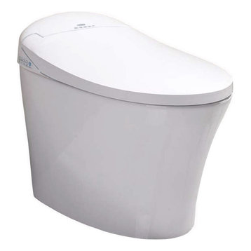 Trone Aquatina Electronic Bidet Toilet, White - AETBCERN-12.WH