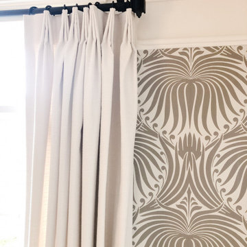 Custom Dining Room Drapery