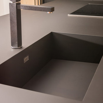 Contemporary Black Matte Kitchen