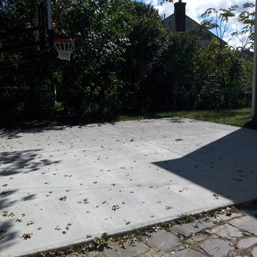 John G's Pro Dunk Gold Basketball System on a 26x24 in Glenside, PA