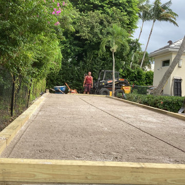 Palm Beach Proper, Bocce Ball Court Construction