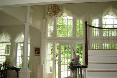 Elegant entryway photo in Portland Maine