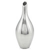 16" Aluminum Silver Bud Table Vase