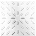 Ekena Millwork - 19 5/8"W x 19 5/8"H Blaze EnduraWall Decorative 3D Wall Panel, White, 20/PK - Create a stunning visual effect for walls and ceilings, make a unique headboard or finish doors and furniture pieces with the ultra-versatile PVC 3D wall panels.  They come in a plethora of sizes and designs, so project ideas are only limited by your imagination.  PVC wall panels are lightweight, easy to handle and can be cut and installed with standard woodworking tools.