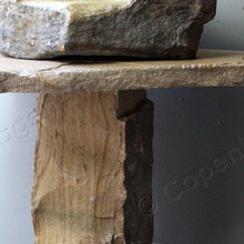 handmade stone bathroom sink vanity pedestal