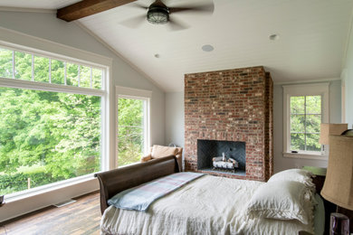 Inspiration for a cottage bedroom remodel in Louisville