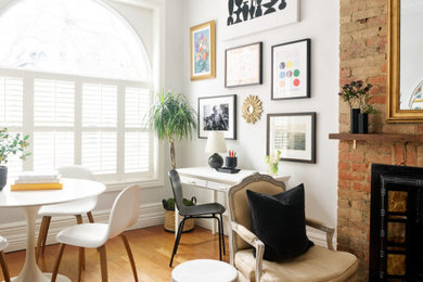 Transitional home office photo in Other