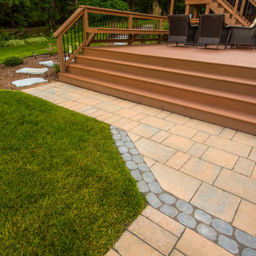 Maple Creek Lake Home- paver walkway