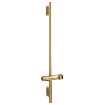 Kohler K-26312 Statement 31-1/2" Slidebar - Vibrant Brushed Moderne Brass