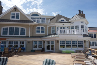 Photo of a beach style exterior in New York.