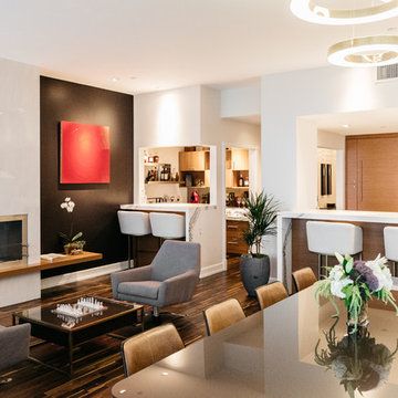 Contemporary, Modern Open Concept Style Hi Rise Condo
