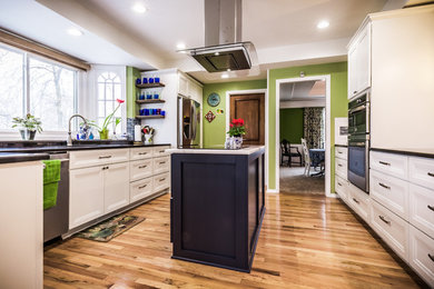 Kitchen - transitional kitchen idea in Kansas City