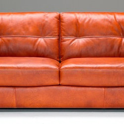 Natuzzi Editions Casual/Contemporary Leather Sofa B806 - Sofas