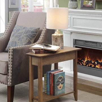 American Heritage Wedge End Table