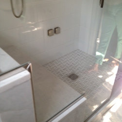 Greenwich updated master bath - Wall And Floor Tile