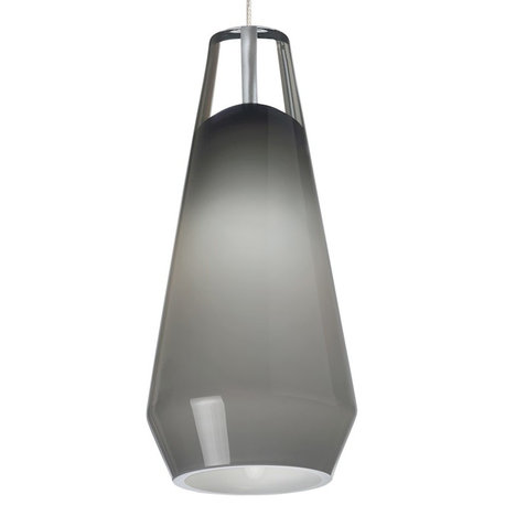 Tech Lighting Monopoint Lustra Pendant, Smoke, Chrome, LEDS930