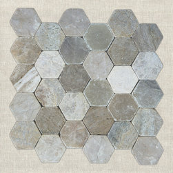 HONEY - Mist | 12" x 12" | Onyx Mosaic - Mosaic Tile