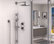 Belanger Rain Thermostatic Dual Function Shower System, Wall
