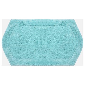 Waterford Bath Rug, 24"x40", Turquoise
