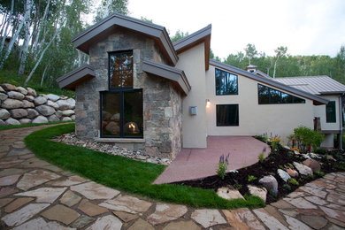 Trendy exterior home photo in Denver