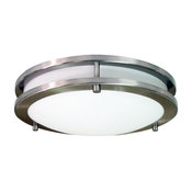 Homeselects 12" Saturn 15-Watt Integrated Led Dimmable Flush Mount
