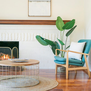 Beach Style Living Room