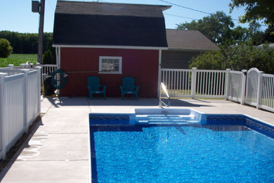 Inspiration for a timeless pool remodel in Other