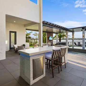 We Created A Luxurious Backyard Resort For This Home In Parkland Bay