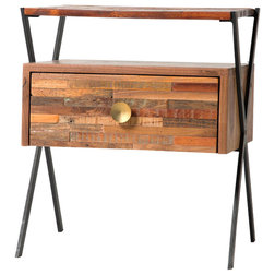 Industrial Side Tables And End Tables by The Khazana Home Austin Furniture Store