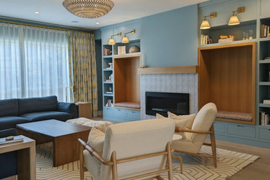 Trendy living room photo in San Francisco