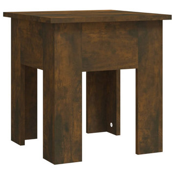 vidaXL Coffee Table Living Room Center End Table Smoked Oak Engineered Wood