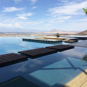 Negative Edge & Perimeter Overflow Pools in Las Vegas, Poolscapes LLC