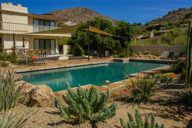 Example of a southwest pool design in Phoenix