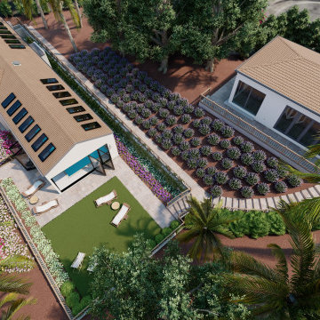 Modern Mediterranean 3D rendering