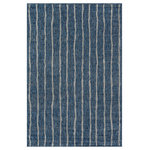 Novogratz - Novogratz Villa Sicily Machine Made Contemporary Area Rug Blue 6'7" X 9'6" - An indoor/outdoor rug assortment that exudes contemporary cool, this modern area rug collection features repetitive patterns inspired by international architectural motifs. The all-weather rug series emphasizes graphic geometric prints, using high contrast charcoal grey, chambray blue, fuchsia pink and russet red shades to draw attention toward the floor. Manufactured from durable polypropylene fibers, the decorative floorcovering series is a staple for statement-making interior and exterior spaces.