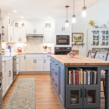 Hues of Blue Kitchen Remodel