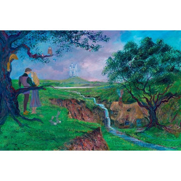 Disney Fine Art Once Upon a Dream by Peter & Harrison Ellenshaw - Gallery Wrappe