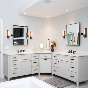 Rustic Elegance Master Bathroom Suite