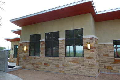 Trendy exterior home photo in Austin